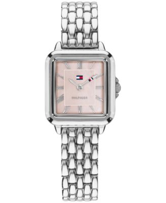 Женские кварцевые часы Tommy Hilfiger из нержавеющей стали, серебристые, 22.5mm