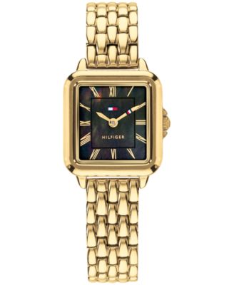 Женские кварцевые часы Tommy Hilfiger в золотом цвете из нержавеющей стали 22.5mm