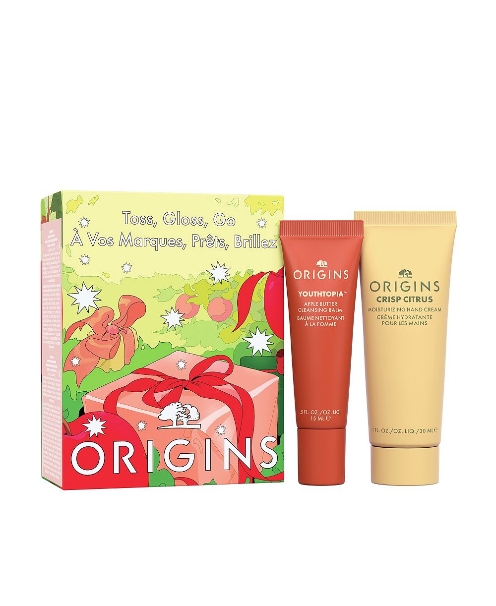 Origins набор из 2 средств для губ и рук Gloss, Toss, Go