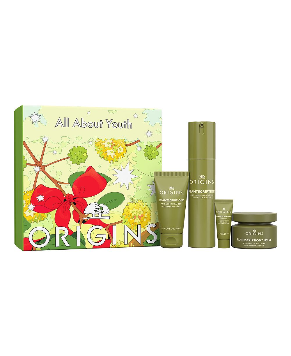 Origins набор по уходу за кожей All About Youth Plantscription из 4 средств