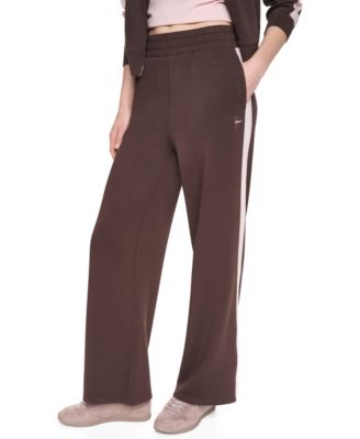 DKNY Sport Женские брюки High-Rise с широкими штанинами и полоской по бокам