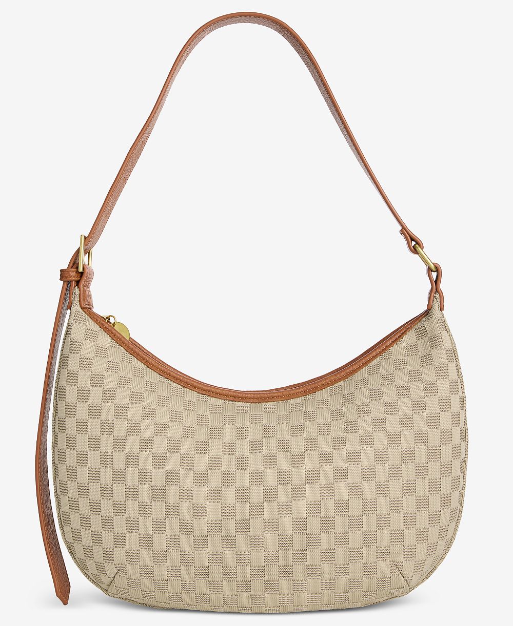 Style & Co Сумка через плечо Checkered Soft Knit