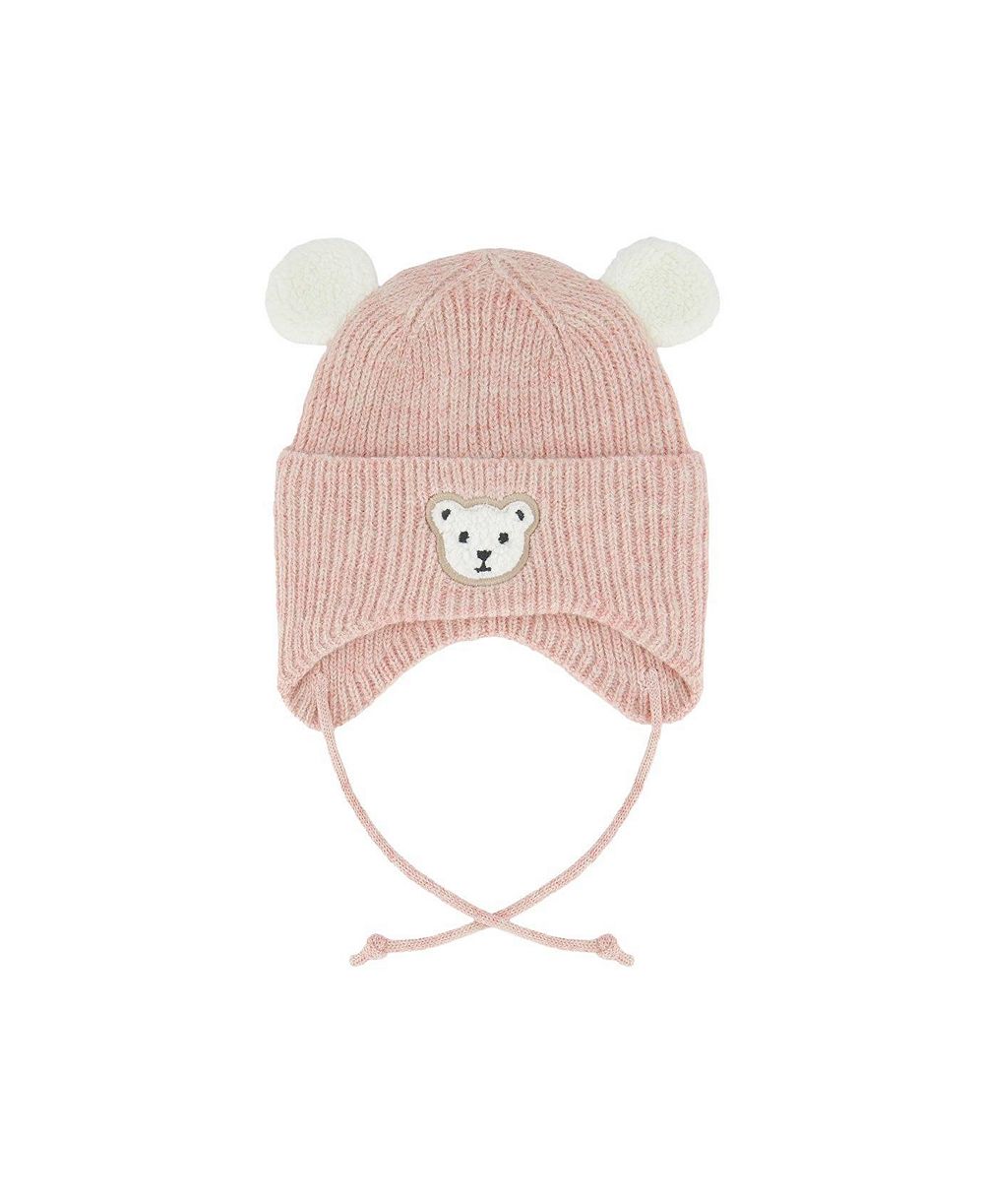 Зимняя вязаная шапка Deux par Deux Baby Girl 3-24 Months with Ear Flaps