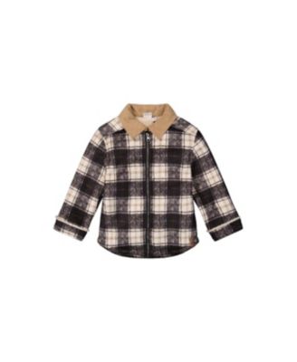 Куртка Deux par Deux Brushed Plaid с молнией для мальчика