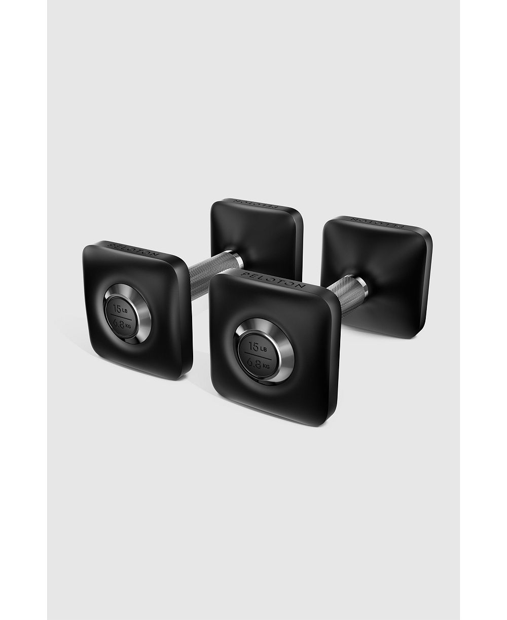 Peloton Dumbbells Set of 2 Ergonomically Designed Pair of Cast Iron Weights