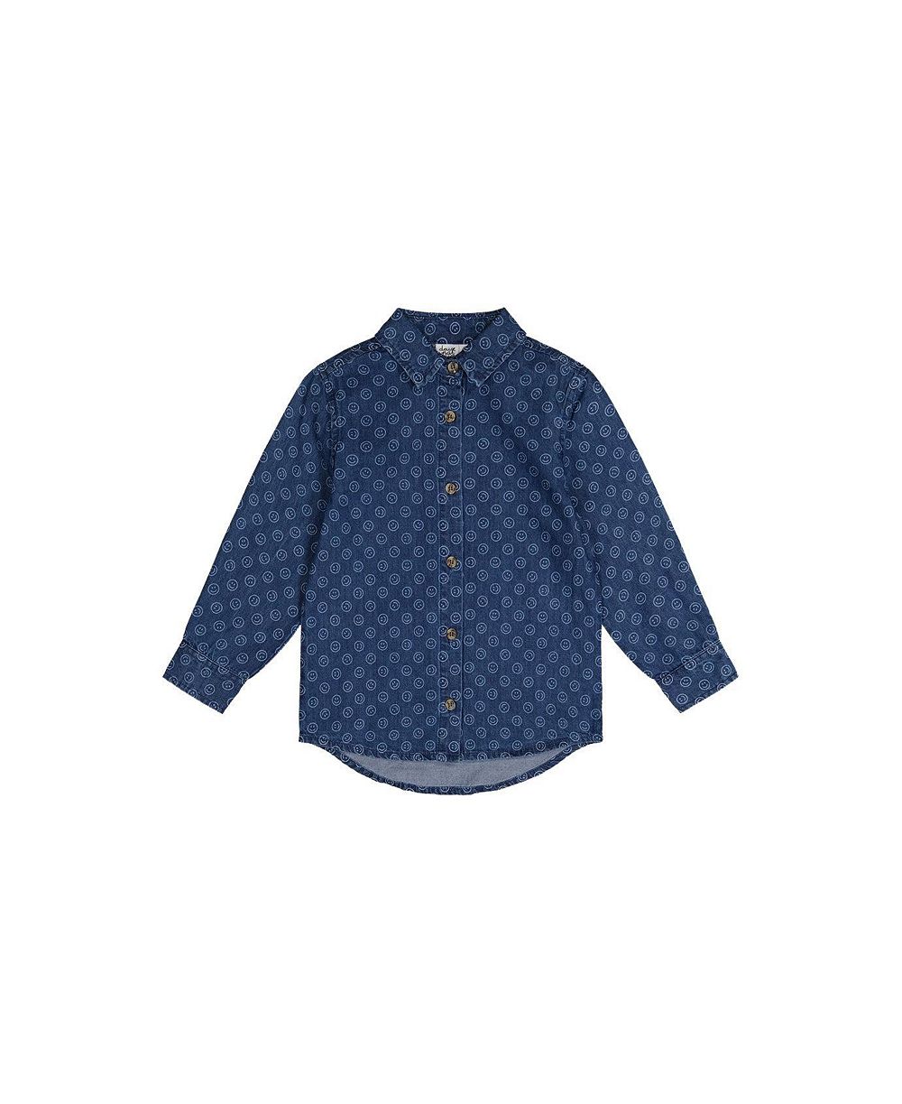 Мужская рубашка Deux par Deux (6-12) Chambray
