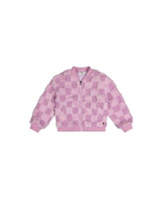 Куртка-бомбер Deux par Deux Little and Big Girl's (6-12) Faux Fur Jacquard