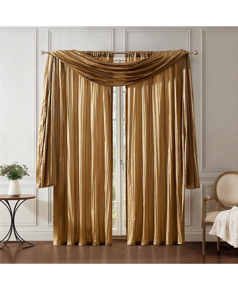 Набор из штор и занавесок Elrene Home Fashions Athena из искусственного шелка
