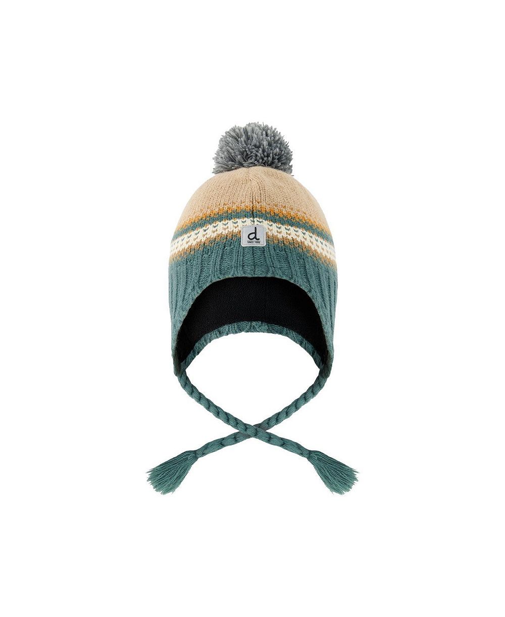 Deux par Deux (6-24 months) Winter Peruvian Knit Hat with Pompom