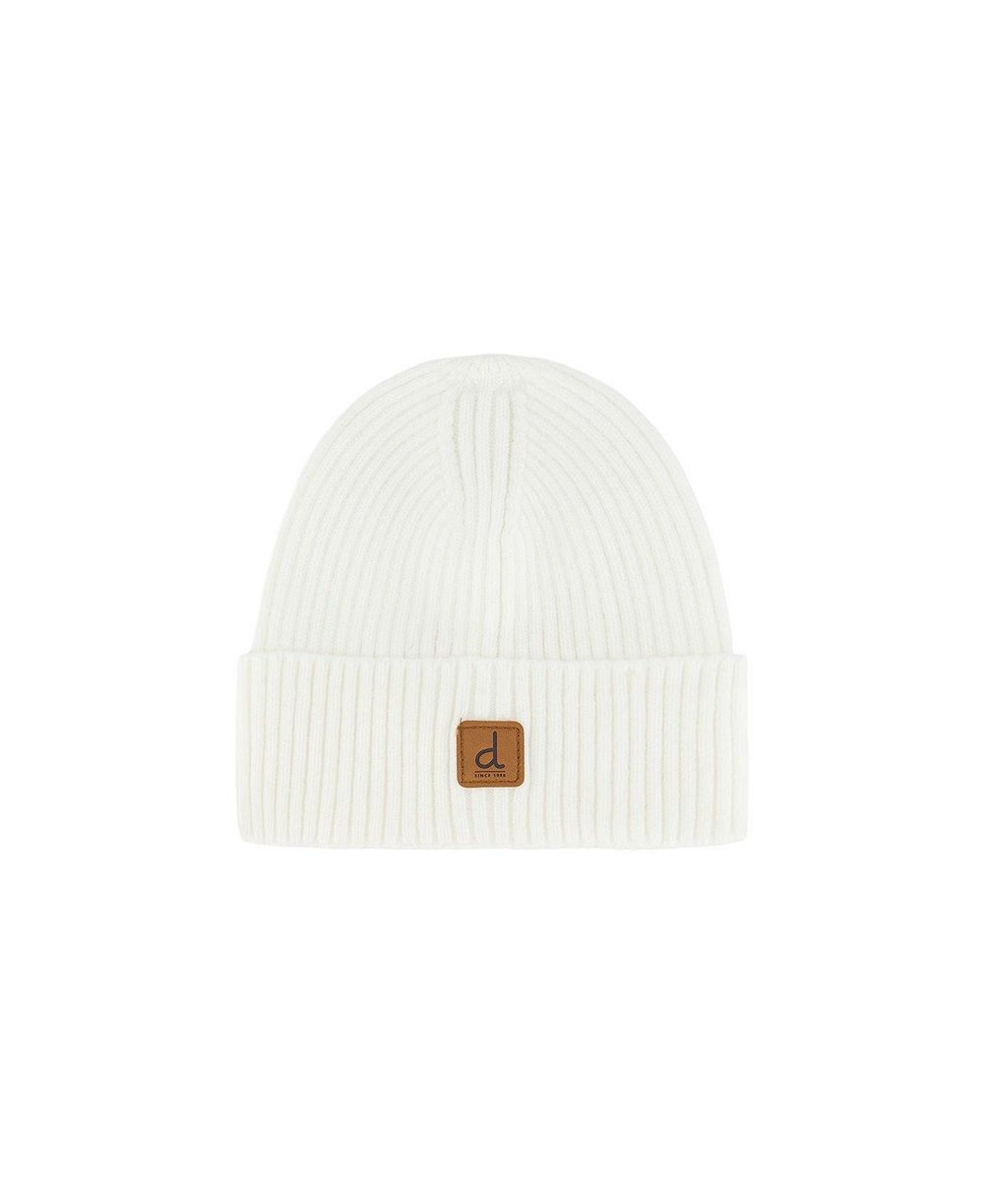 Унисекс вязаная шапка Deux par Deux Ribbed Knit