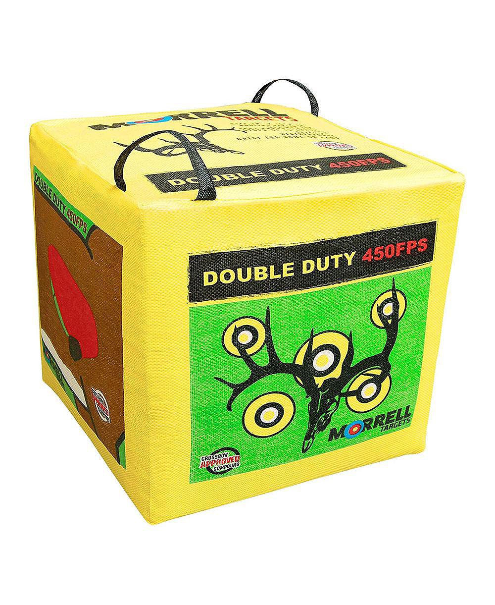 Morrell Double Duty 450 FPS 4 Sided Cube Field Point Archery Bag Target