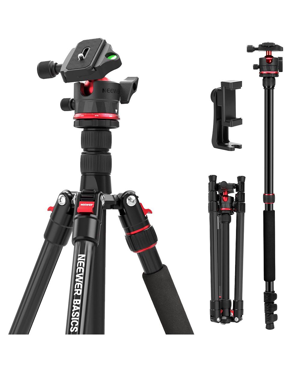 Neewer TP14B Adjustable Camera Tripod for select iPhone models