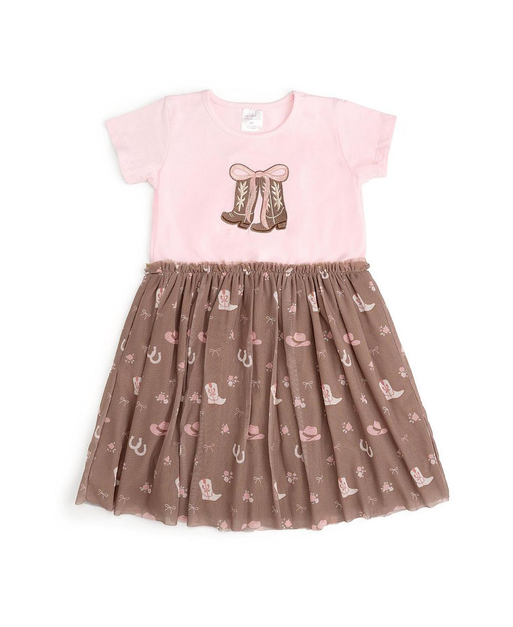 Детское платье Sweet Wink Howdy Darling Western Short Sleeve Tutu