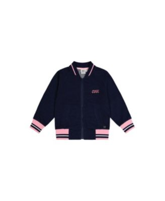 Deux par Deux Little and Big Girl (6Y - 14Y) French Terry Jacket