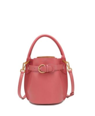 Маленькая сумка-ведро SUSU Blair Women's Crossbody с ремешком и затяжкой