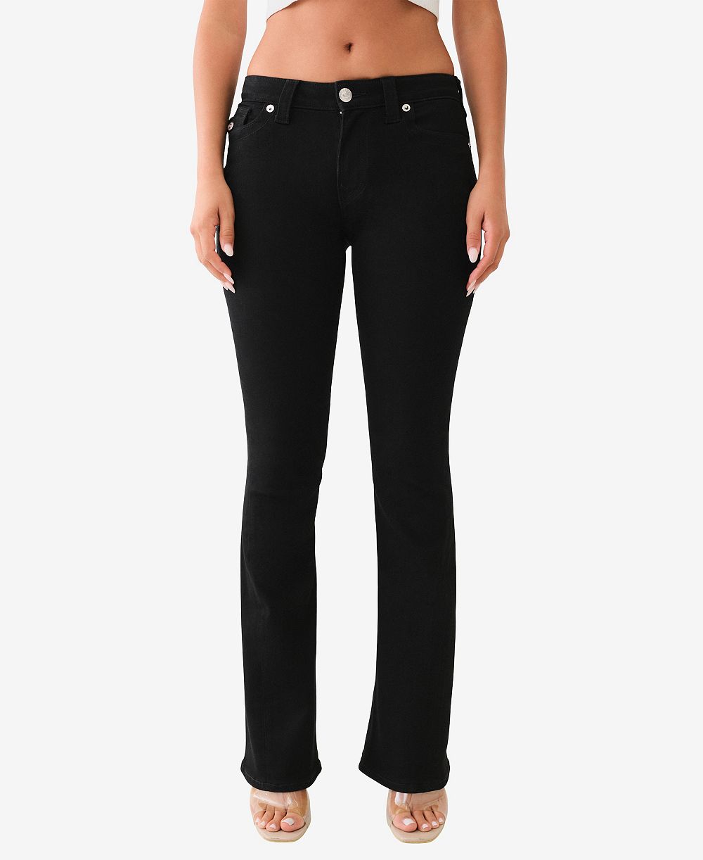 True Religion Женские джинсы Joey Mid-Rise Flare Flap