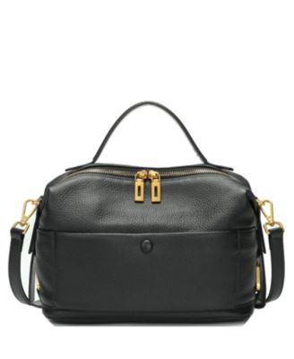Сумка SUSU Anchor Pebbled Leather Top Handle Satchel Convertible Medium Size