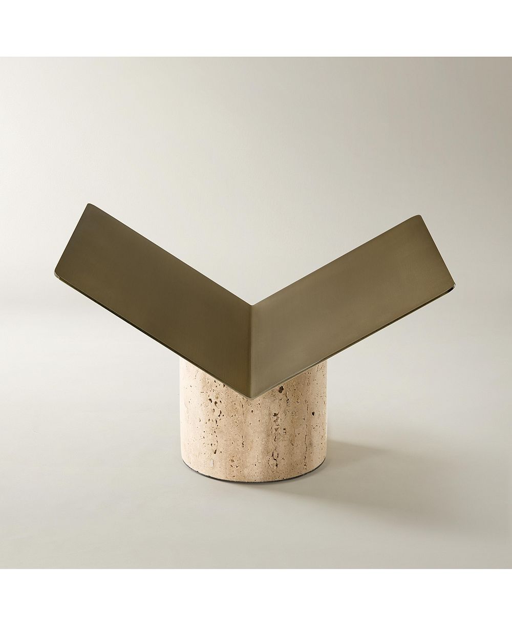 Z Gallerie Travertine Book Stand