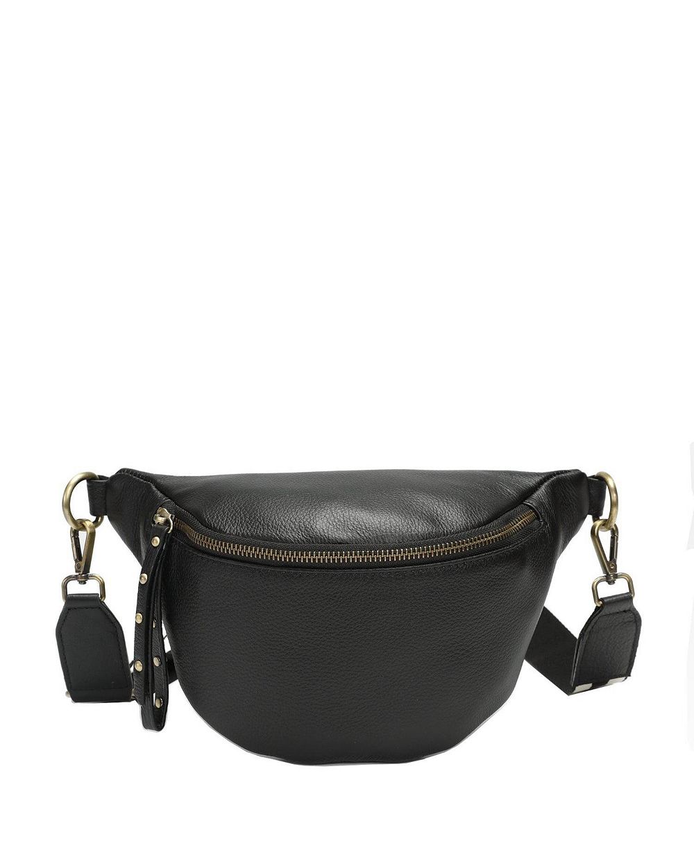 SUSU Kira Pebbled Leather Cell Phone Bag Mini Crossbody Purse with Multi Compartments