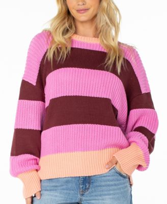 Roxy Women's West Side Oversized Chunky-Knit Sweater