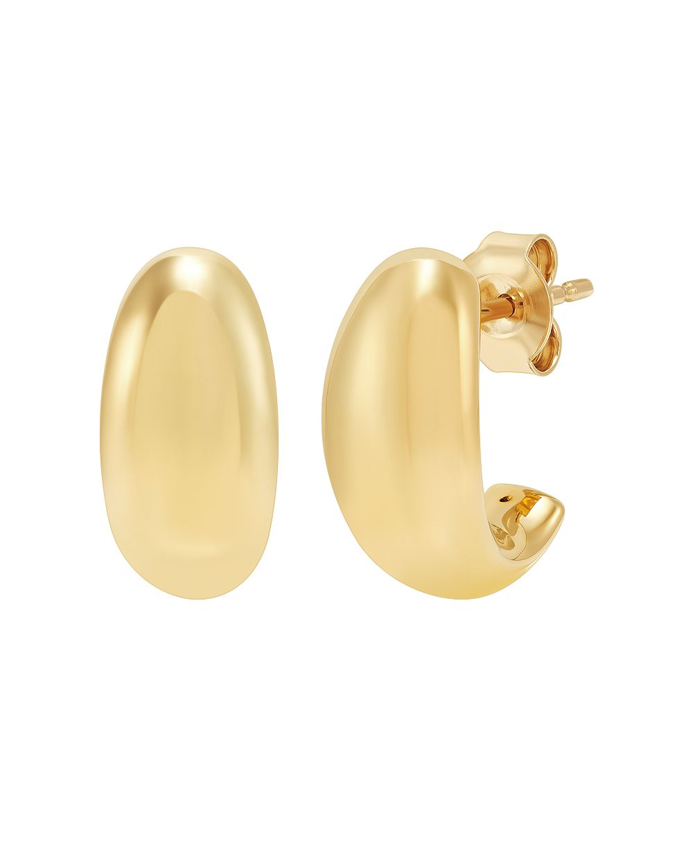 Macy's Серьги-кольца из желтого золота 10k
