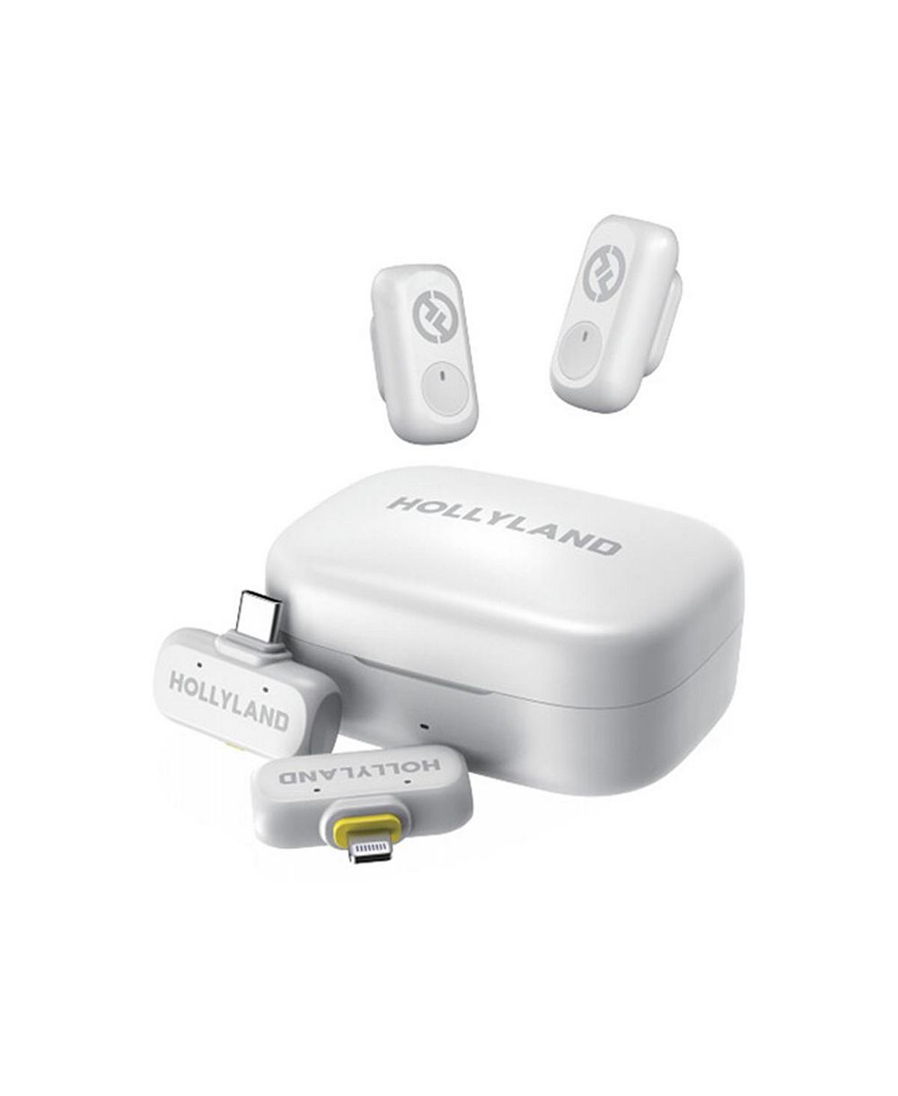 Hollyland LARK A1 2-Person Wireless Noise-Cancelling Lavalier Microphone System for Smartphones