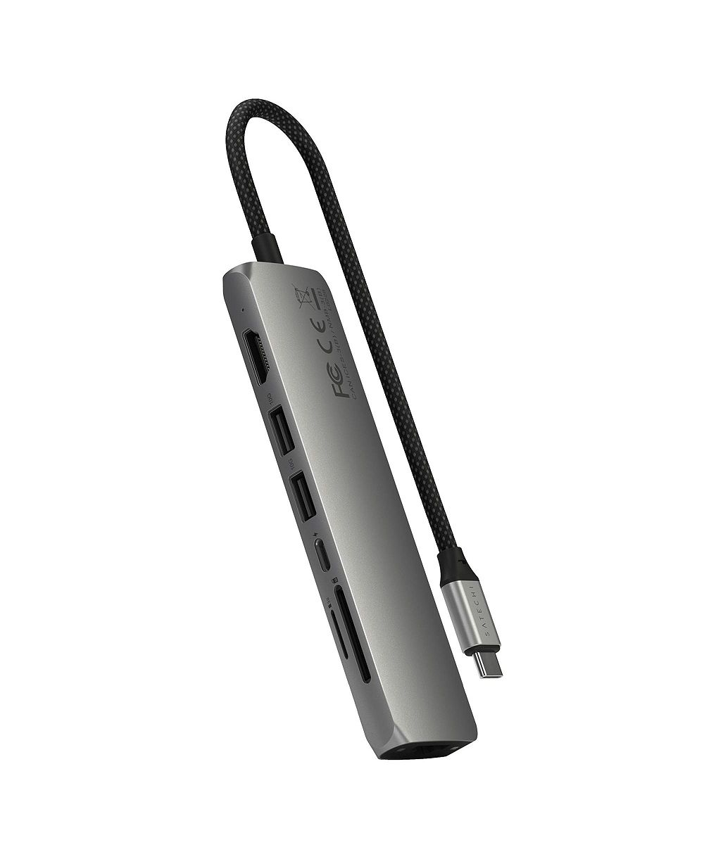 Адаптер Satechi 7-in-1 USB-C Slim с Ethernet