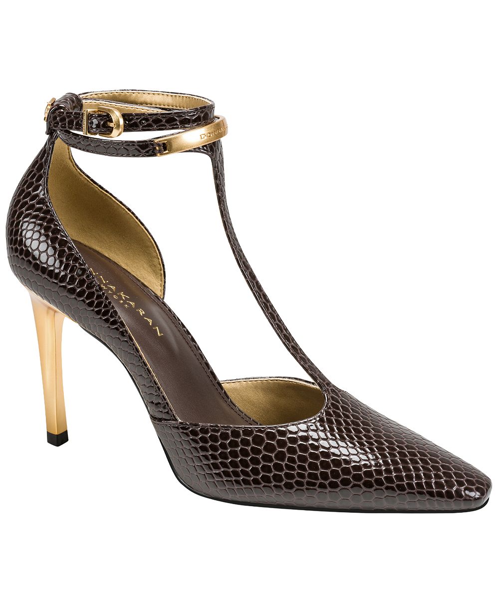 Donna Karan New York Women's Samuel T-Strap Pumps