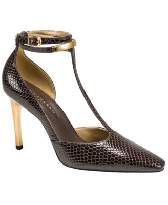 Donna Karan New York Women's Samuel T-Strap Pumps