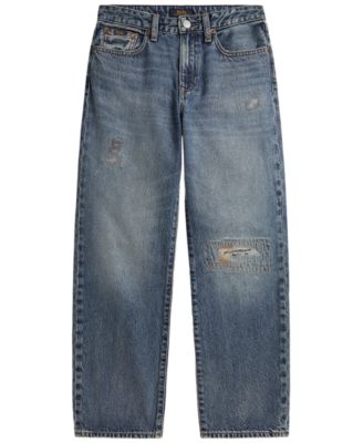 Мужские джинсы Polo Ralph Lauren Lynwood свободного кроя с эффектом потертости для мальчиков 8-20 лет