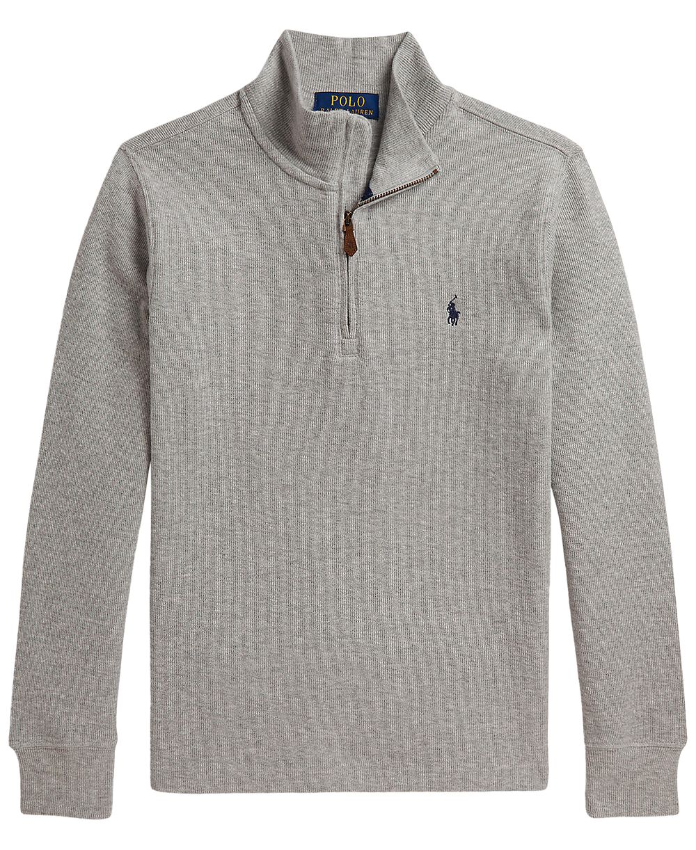 Детский свитшот Polo Ralph Lauren 8-20 Estate Rib Quarter-Zip