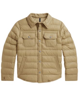Polo Ralph Lauren мужская стеганая рубашка-куртка для мальчиков, размер 8-20