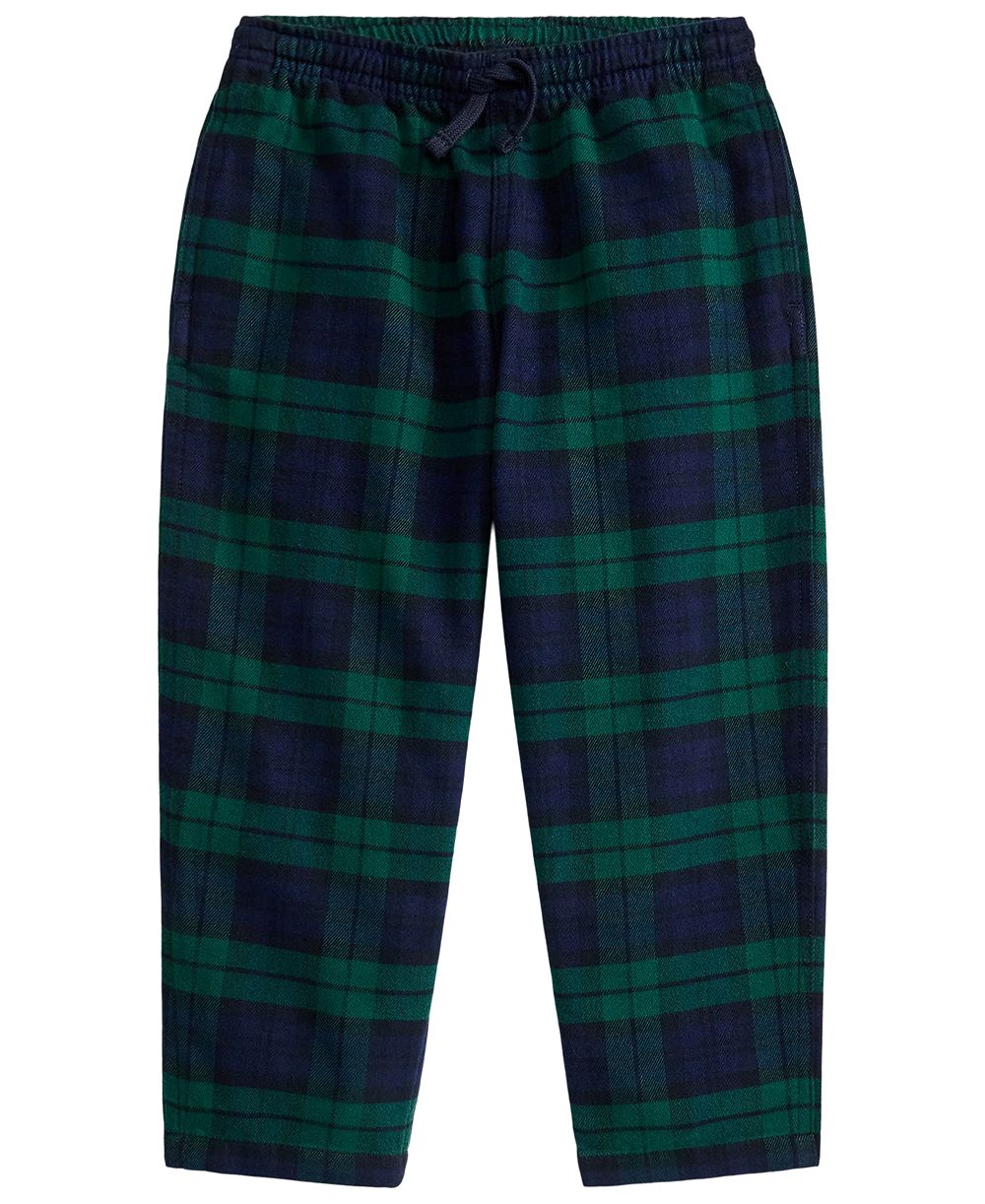Мужские брюки Polo Ralph Lauren Boys' 8-20 Elmcrest из фланели с эластичным поясом и клетчатым узором
