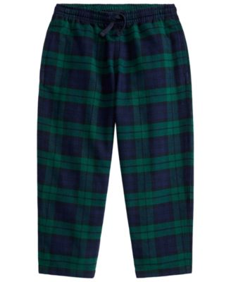 Мужские брюки Polo Ralph Lauren Boys' 8-20 Elmcrest из фланели с эластичным поясом и клетчатым узором
