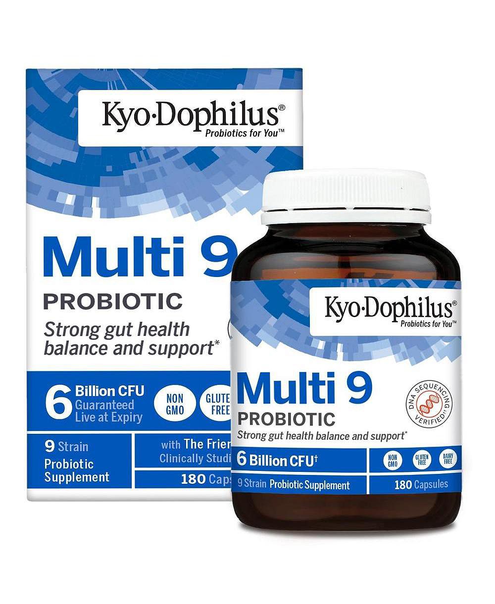 Kyo-Dophilus Multi 9 Probiotic, поддержка здоровья кишечника, 180 капсул