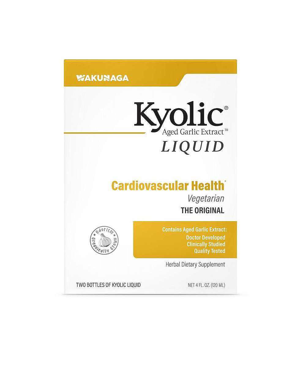 Kyolic Aged Garlic Extract Cardiovascular Health, Liquid two 2 Ounce bottles (120 ml)