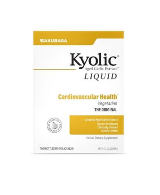 Kyolic Aged Garlic Extract Cardiovascular Health, Liquid two 2 Ounce bottles (120 ml)