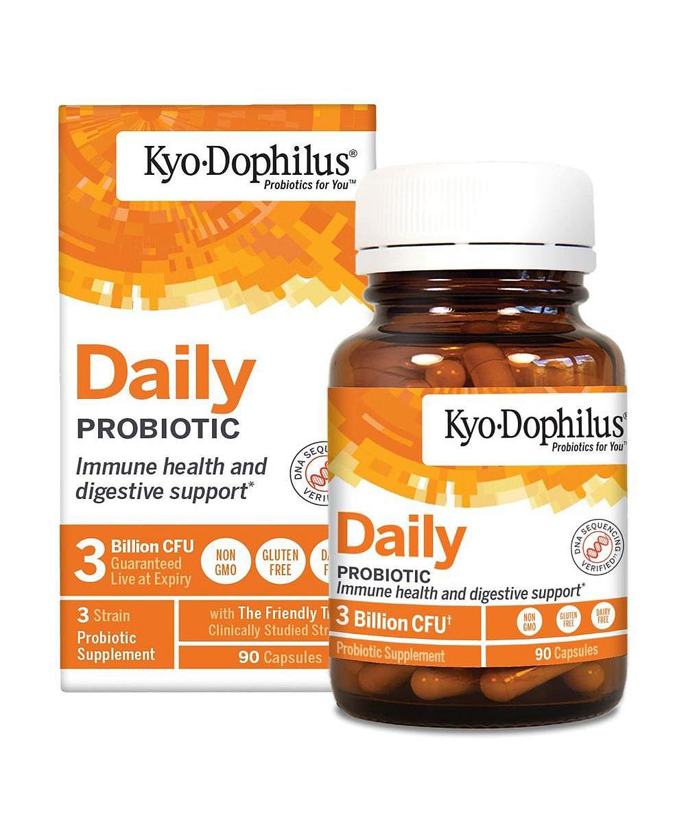 Kyo-Dophilus Daily Probiotic, поддержка иммунитета и пищеварения, 90 капсул