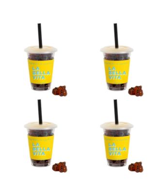 Набор Sugarfina Caffe Luxxe Espresso Bears Mini Coffee Cup, 4 штуки