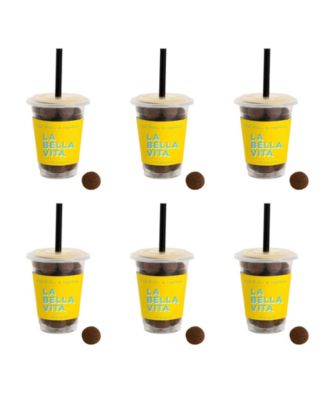 Sugarfina Набор мини-кофейных чашек Caffe Luxxe Cold Brew Cordials, 6 предметов