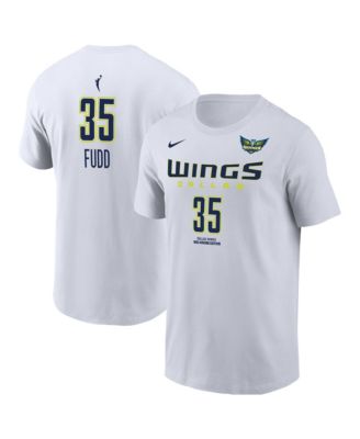 Мужская футболка Nike Azzi Fudd White Dallas Wings Name & Number Heroine Edition