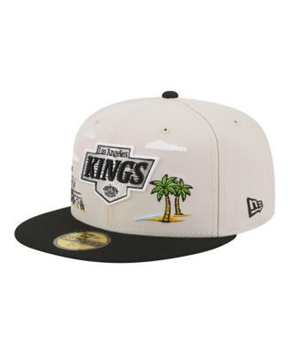 Мужская кепка New Era Los Angeles Kings 59FIFTY Fitted — Tan/Black