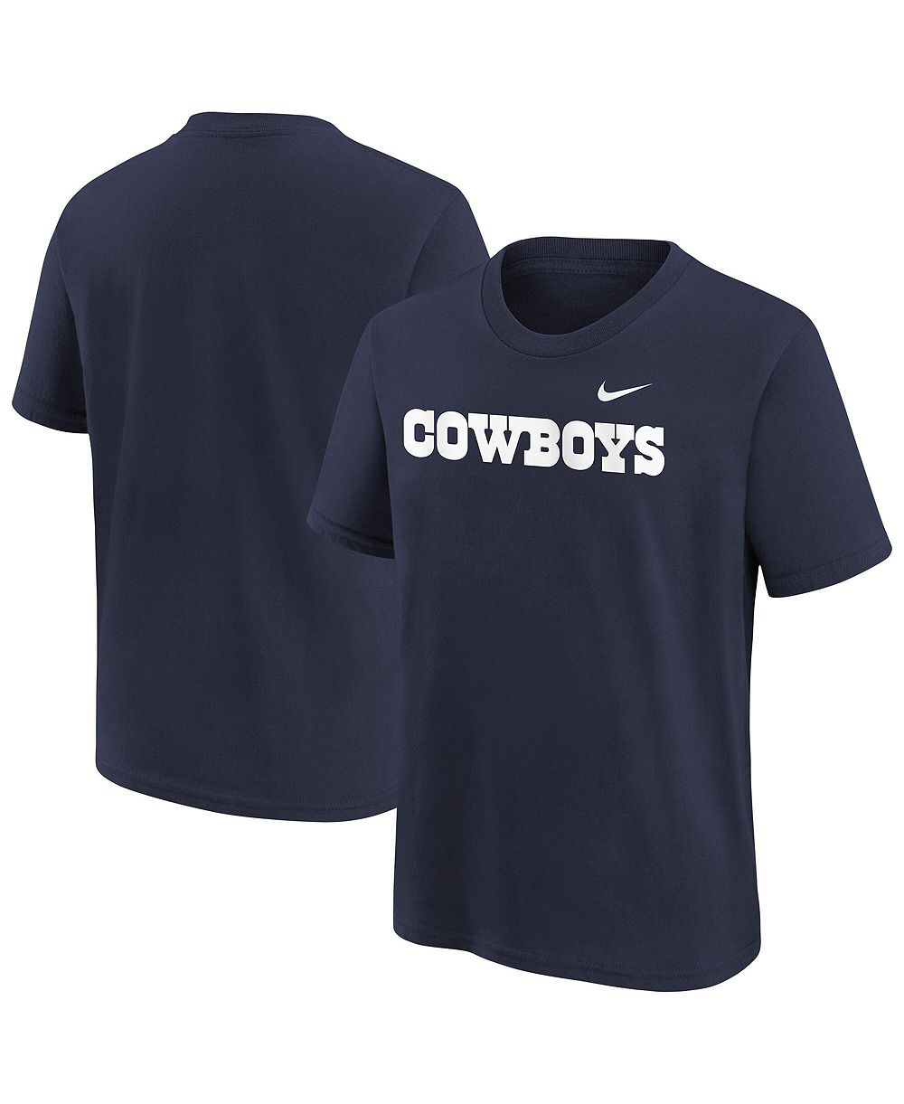 Детская футболка Nike Navy Dallas Cowboys Wordmark