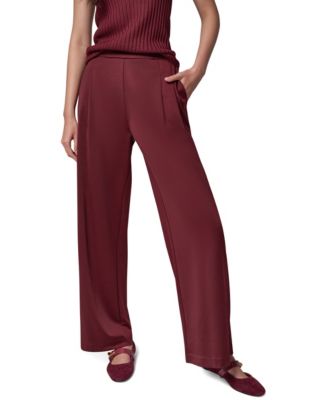Женские брюки Donna Karan New York прямого кроя на резинке с высокой посадкой