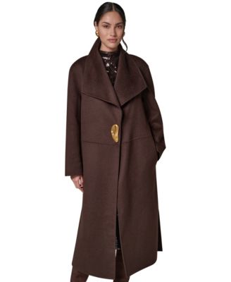 Donna Karan New York Women's Wool-Blend Oversized Coat