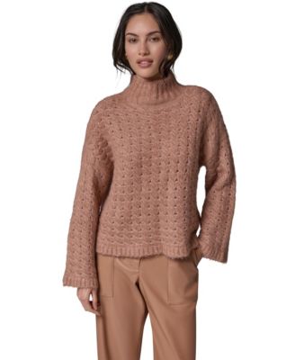 Donna Karan New York женский свитер с косами и плетением в виде корзины