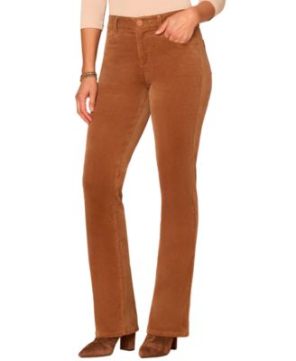 Democracy Petite "Ab"solution High-Rise Itty Bitty Boot Corduroy Pants