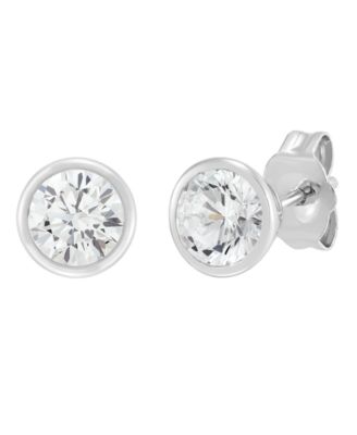 Серьги-гвоздики IGI Certified Lab-Grown Diamond (1 ct. t.w.) в 14k White Gold