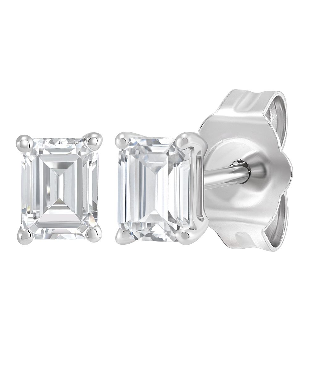 Серьги-гвоздики Macy's IGI Certified Lab-Grown Diamond в 14k White Gold