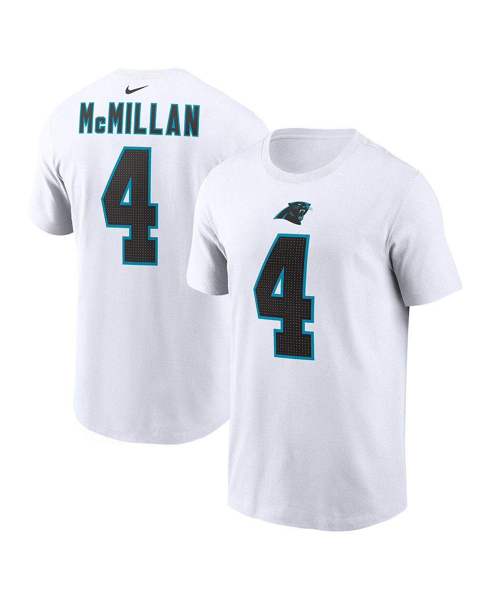 Nike Men's Tetairoa McMillan White Carolina Panthers Name Number T-Shirt